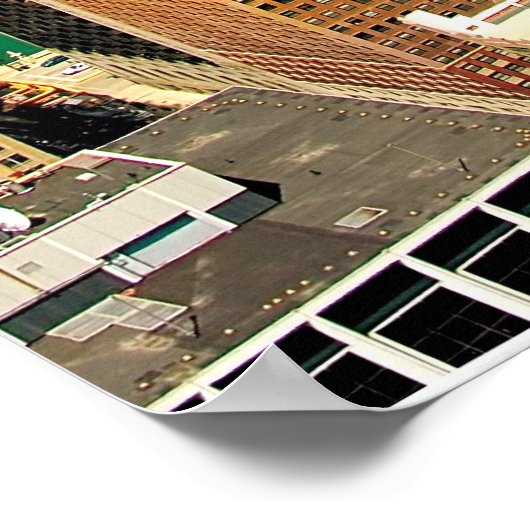 Poster Skyline de Chicago (Coin)