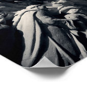 Poster Skyline de Chicago City Black et White avec avion (Coin)