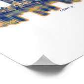 Poster Skyline de Dacca (Coin)