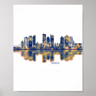 Poster Skyline de Dacca