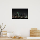 Poster Skyline de Dallas (Cuisine)