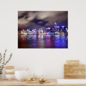 Poster Skyline de Hong Kong (Cuisine)