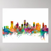 Poster Skyline de Houston (Devant)