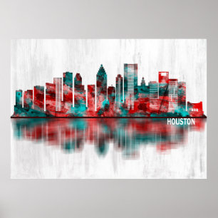 Poster Skyline de Houston