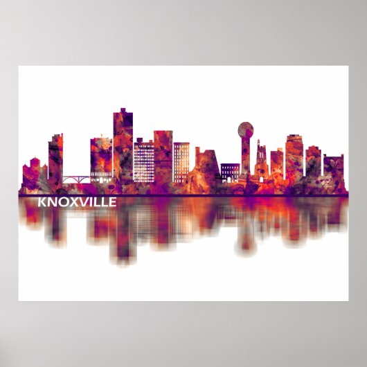 Poster Skyline de Knoxville (Devant)