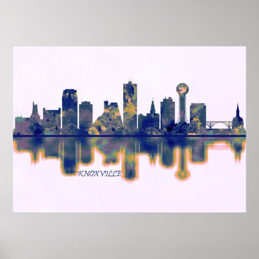 Poster Skyline de Knoxville (Devant)