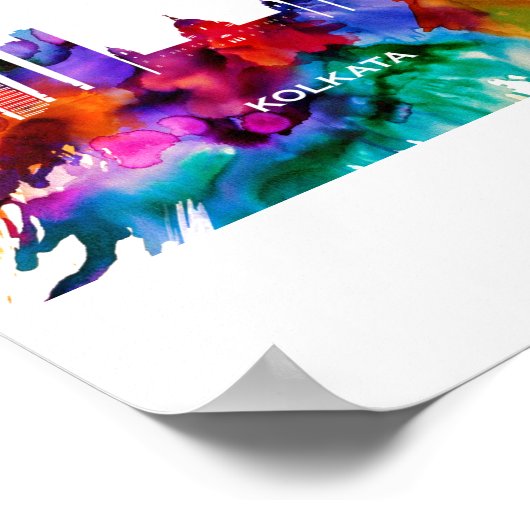 Poster Skyline de Kolkata (Coin)