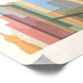 Poster Skyline de la ville de San Diego (Coin)