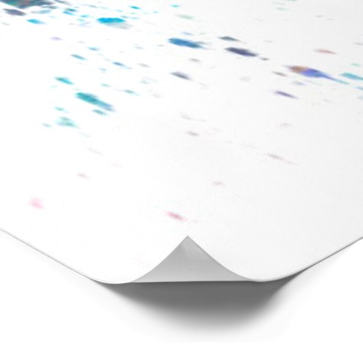 Poster Skyline de l'Illinois (Coin)