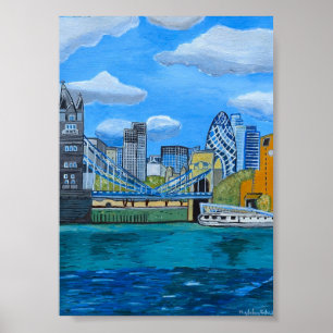 Poster Skyline de Londres