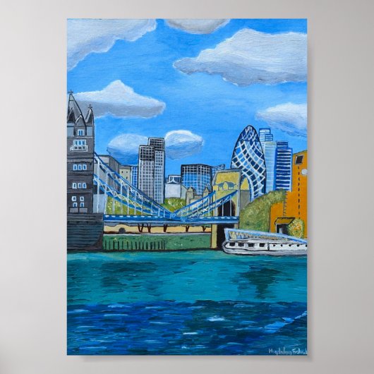 Poster Skyline de Londres (Devant)