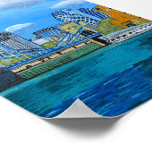 Poster Skyline de Londres (Coin)