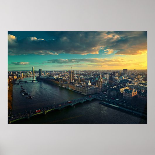 Poster Skyline de Londres (Devant)
