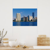 Poster Skyline de Miami, Floride (Cuisine)
