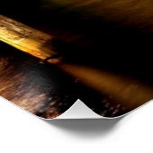 Poster Skyline de Miami la nuit, Floride (Coin)