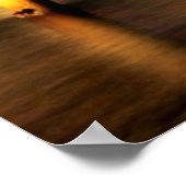 Poster Skyline de Miami la nuit, Floride (Coin)