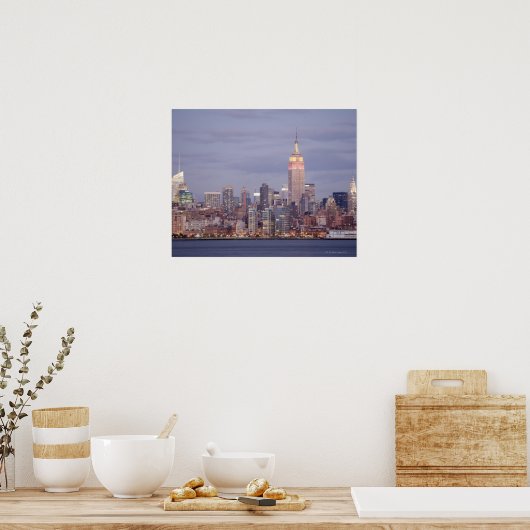 Poster Skyline de New York (Cuisine)