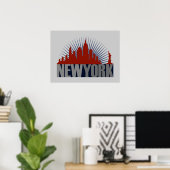 Poster Skyline de New York (Bureau à domicile)