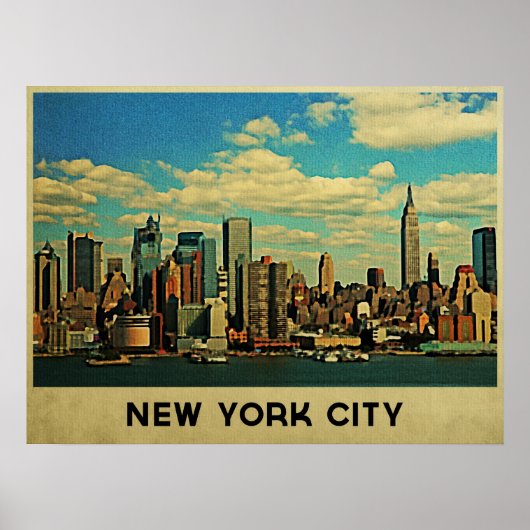Poster Skyline de New York (Devant)