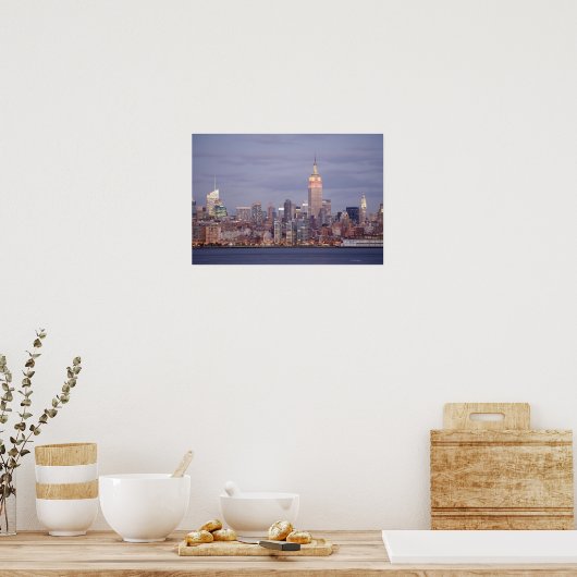 Poster Skyline de New York (Cuisine)