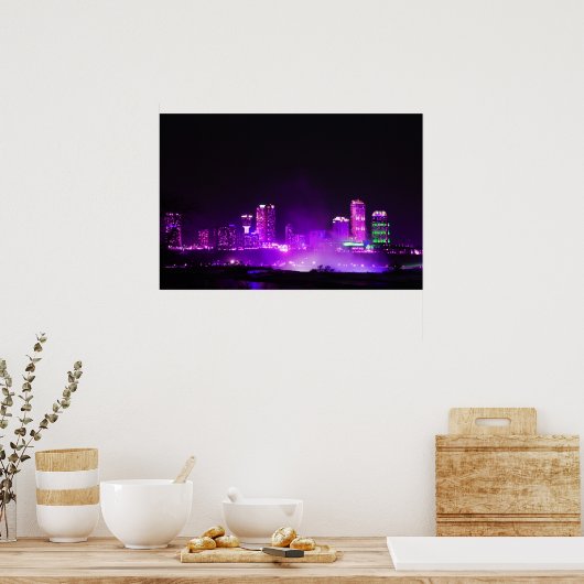 Poster Skyline de Niagara Falls (Cuisine)