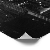 Poster Skyline de nuit de New York (Coin)