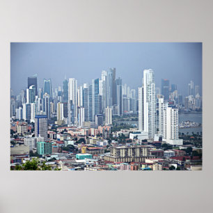 Poster Skyline de Panama City