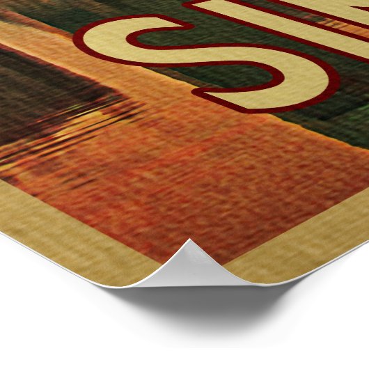 Poster Skyline de Singapour (Coin)