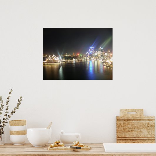 Poster skyline de sydney (Cuisine)