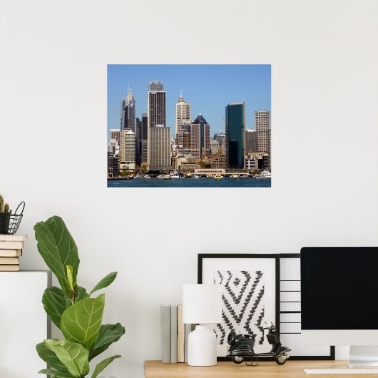Poster skyline de sydney (Bureau à domicile)