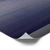 Poster Skyline de Vancouver, Colombie-Britannique, Canada (Coin)