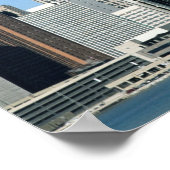 Poster Skyline Détroit 4 (Coin)