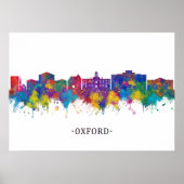 Poster Skyline d'Oxford (Devant)