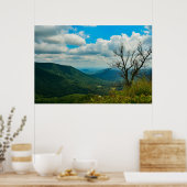Poster Skyline Drive Blue Ridge Mountains (Cuisine)