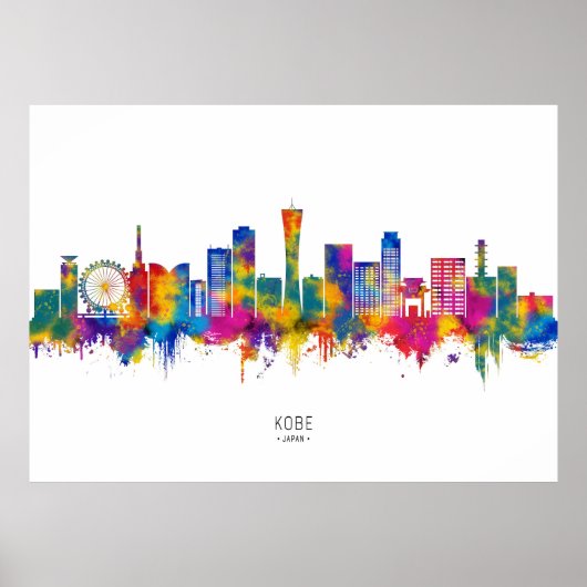 Poster Skyline du Japon (Devant)