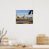 Poster Skyline et rivière de la ville pittoresque d'Inver (Cuisine)