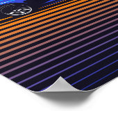 Poster Skyline GT-R R34 Bayside Blue (Coin)