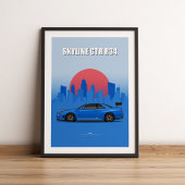 Poster Skyline GTR R34