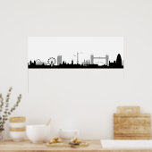 Poster Skyline Londres (Cuisine)