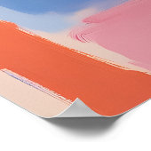 Poster Skyline Londres avec architecture iconique dans Fa (Coin)