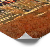 Poster Skyline New York Abstrait (Coin)