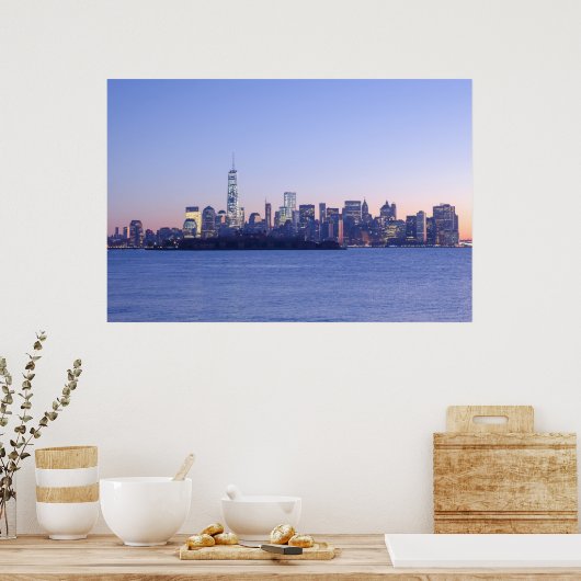 Poster skyline nyc (Cuisine)