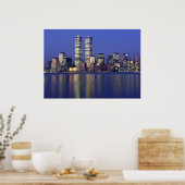 Poster Skyline NYC avec World Trade Center (Cuisine)