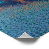 Poster Skyline pointilliste de Marina Bay Sands à Singapo (Coin)