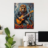Poster Skyline Shred : Lion's Untamed Melody (Bureau à domicile)