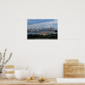 Poster Skyline singapourien de Sentosa Island, Singapour (Cuisine)