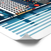 Poster Skyline urbain (Coin)