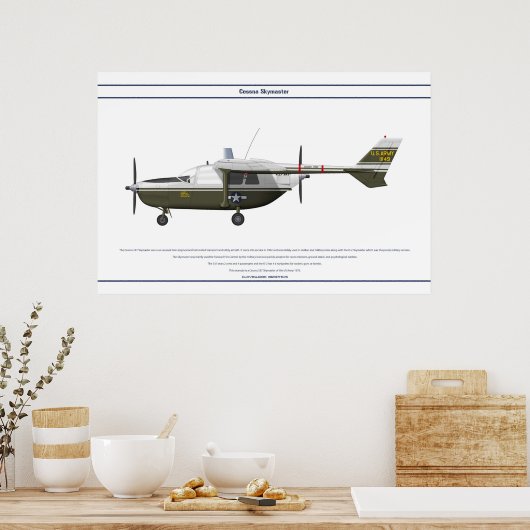 Poster Skymaster USA 4 (Cuisine)