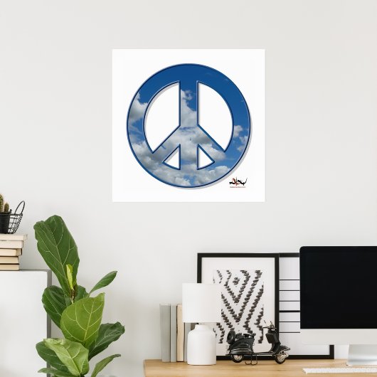 Poster Skypeace (Bureau à domicile)