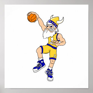 Poster Slam de basket-ball viking